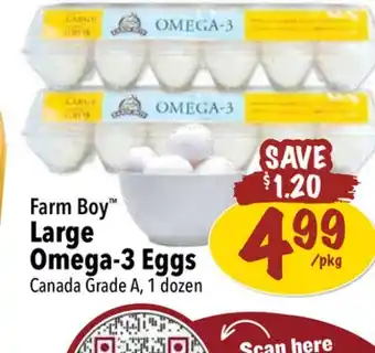 Farm Boy Farm Boy Large Omega-3 Eggs offer