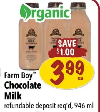 Farm Boy Farm Boy Chocolate Milk offer