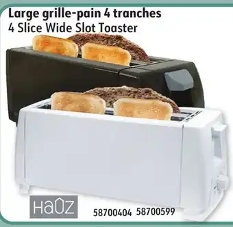 Hart 4 Slice Wide Slot Toaster offer