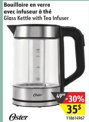 Sushi Shop Oster Glass Kettle with Tea Infuser offer