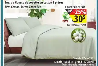 Sushi Shop 3Pcs Cotton Duvet Cover Set offer