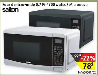 Sushi Shop salton 0.7 Pi/3 700 watts / Microwave offer