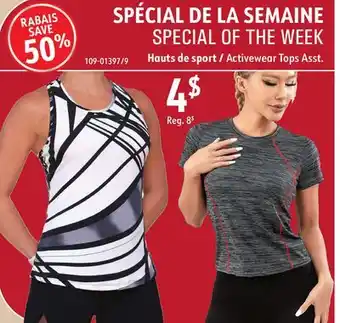 Sushi Shop Activewear Tops Asst offer