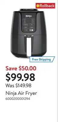 Walmart Ninja Air Fryer offer