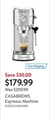 Walmart CASABREWS Espresso Machine offer