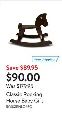 Classic Rocking Horse Baby Gift