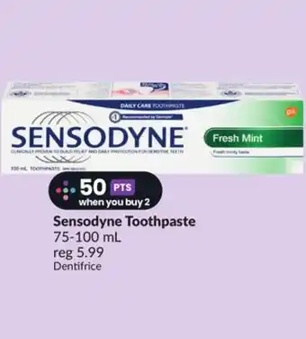 FreshCo Sensodyne Toothpaste 75-100 mL offer