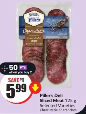 FreshCo Piller's Deli Sliced Meat 125g Selected Varieties offer