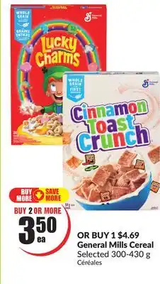 FreshCo General Mills Cereal Selected 300-430g offer