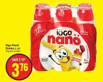 FreshCo Iogo Nano Drinks 6 pk offer
