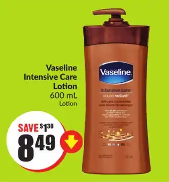 FreshCo Vaseline Intensive Care Lotion 600 mL offer