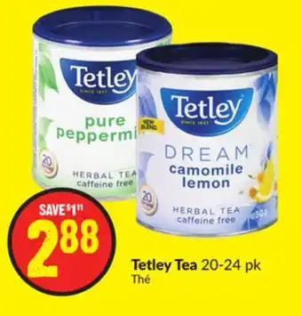 FreshCo Tetley Tea 20-24 pk offer