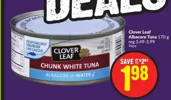 Chalo FreshCo Clover Leaf Albacore Tuna 170 g offer