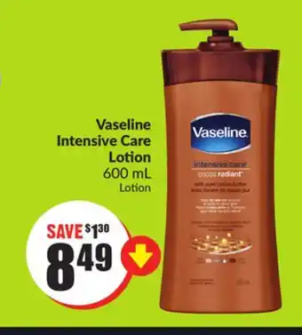 Chalo FreshCo Vaseline Intensive Care Lotion 600 mL offer