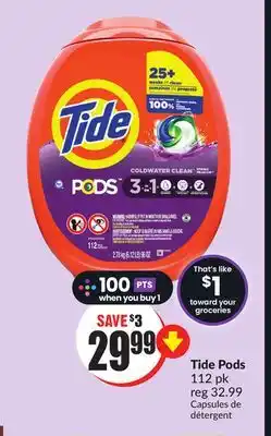 Chalo FreshCo Tide Pods 112 pk offer