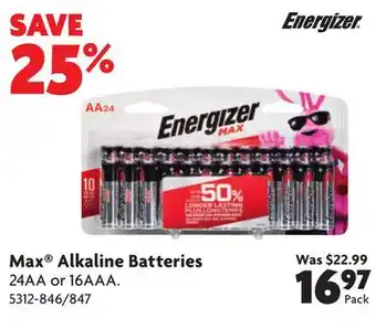 Home Hardware Max Alkaline Batteries offer