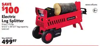 Home Hardware Electric Log Splitter offer