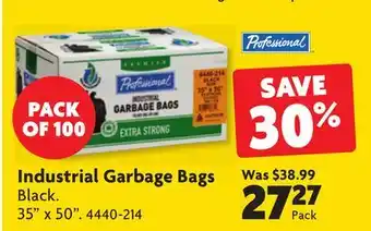 Home Hardware Industrial Garbage Bags offer