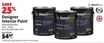 Home Hardware Designer Interior Paint offer
