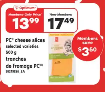 Valu-mart TRANCHES DE FROMAGE PC, 500 g offer