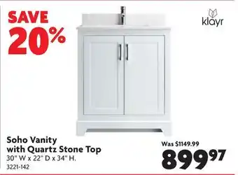 Home Hardware Soho Vanity with Quartz Stone Top offer
