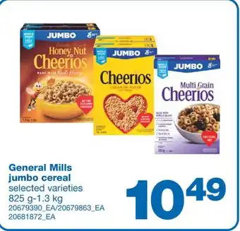 Wholesale Club JUMBO CEREAL, 825 g-1.3 kg offer