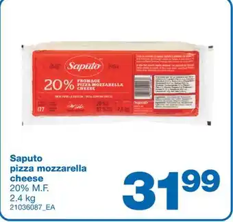 Wholesale Club PIZZA MOZZARELLA CHEESE, 2.4 kg offer