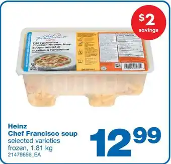 Wholesale Club CHEF FRANCISCO SOUP, 1.81 kg offer