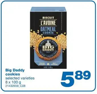 Wholesale Club BIG DADDY COOKIES, 8 x 100 g offer