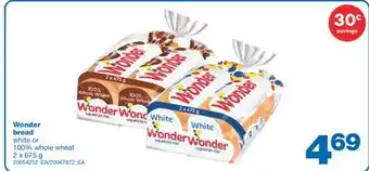 Wholesale Club WONDER BREAD, 2 x 675 g offer