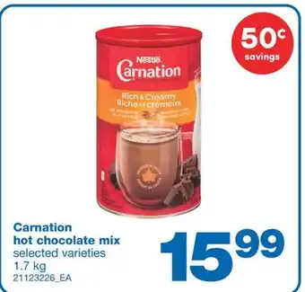 Wholesale Club CARNATION HOT CHOCOLATE MIX, 1.7 kg offer