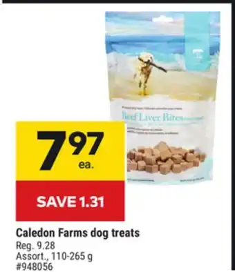 Giant Tiger Caledon Farms dog treats offer