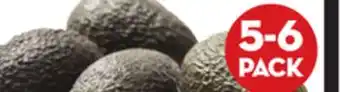 Giant Tiger 5-6 pack avocados offer