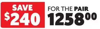Home Hardware 4.7 Cu. Ft. High Efficiency Top Load Washer and 6.7 cu. Ft. Front Load Electric Dryer offer