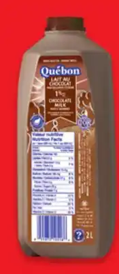 Walmart Québon Chocolate Milk offer