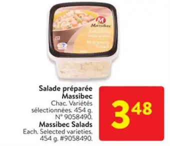 Walmart Massibec Salads offer
