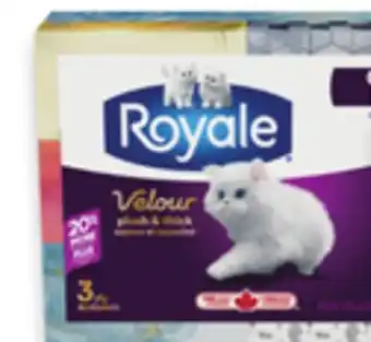 Walmart Royale 3-Ply Facial Tissue offer