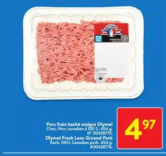 Walmart Olymel Fresh Lean Ground Pork offer