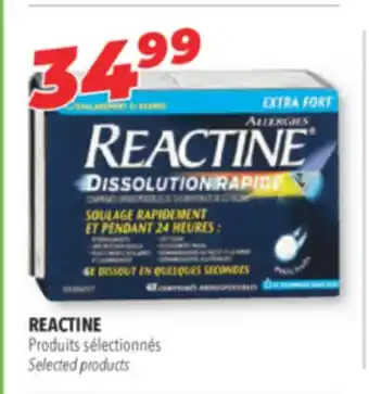 Familiprix REACTINE Selected products offer