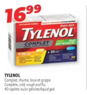 Familiprix TYLENOL Complete, cold, cough and flu offer