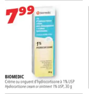 Familiprix BIOMEDIC Hydrocortisone cream or ointment offer