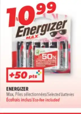 Familiprix ENERGIZER Selected batteries offer