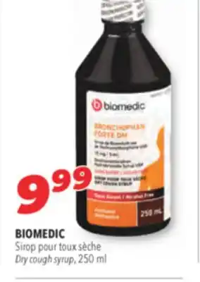 Familiprix BIOMEDIC Dry cough syrup offer