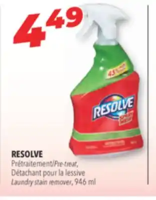 Familiprix RESOLVE Pre-treat, Laundry stain remover offer