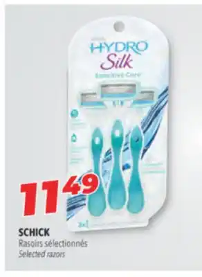 Familiprix SCHICK Selected razors offer