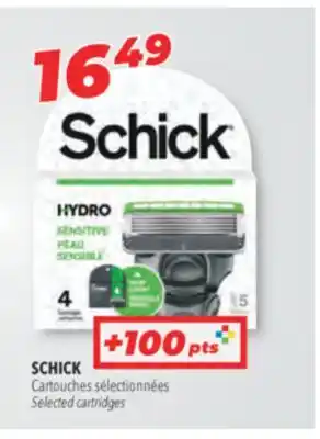 Familiprix SCHICK Selected cartridges offer