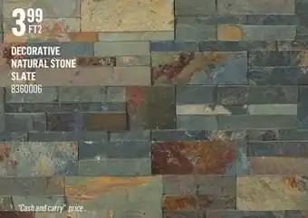 Canac Decorative Natural Stone Slate offer