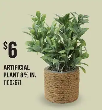 Canac ARTIFICIAL PLANT 8 5/8IN offer