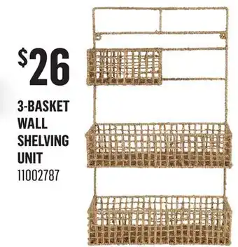 Canac 3-BASKET WALL SHELVING UNIT offer