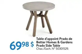 Walmart Better Homes & Gardens Prado Side Table offer